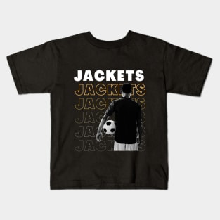 Yellow Jacket Soccer team Kids T-Shirt